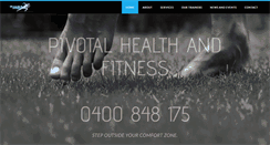 Desktop Screenshot of pivotalfitness.com.au